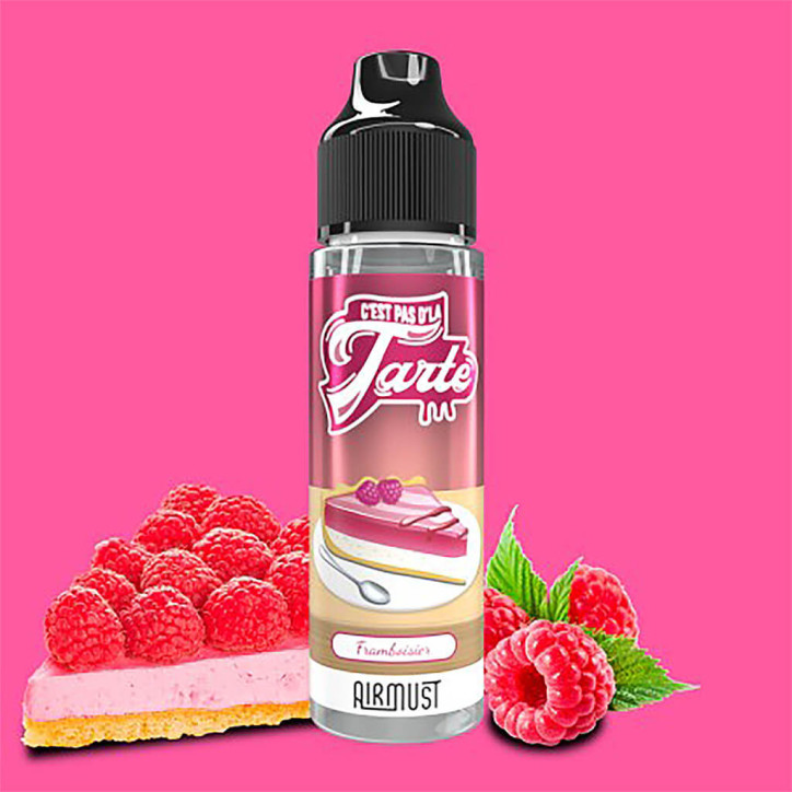 E-Liquide Framboisier . C'est Pas D'La Tarte - 50ml - Airmust