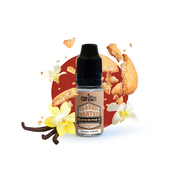E-liquide Wanted gourmet - 10ml - Cirkus