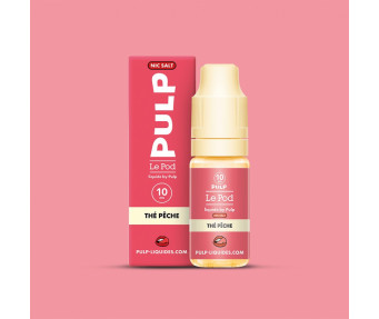 E liquide Thé Pêche 10ml - Le Pod Liquide par PULP