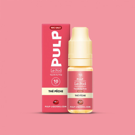 E liquide Thé Pêche 10ml - Le Pod Liquide par PULP