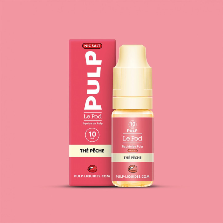 E liquide Thé Pêche 10ml - Le Pod Liquide par PULP