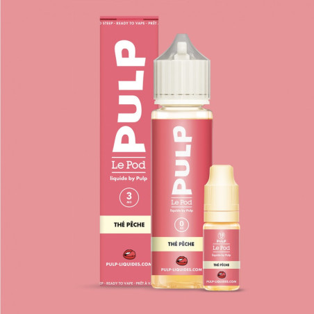 E Liquide Thé Pêche 60ml - Le Pod Liquide par PULP