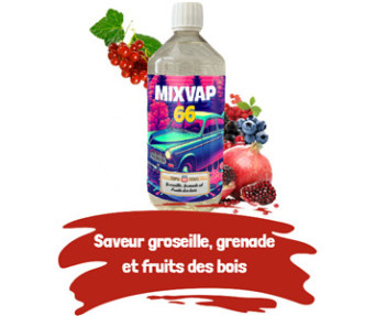 E-liquide Groseille grenade fruits des bois50ml - Mixvap 66