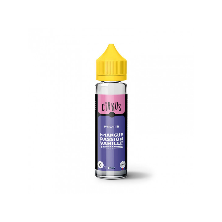 E liquide Mangue Passion Vanille Cirkus 50 ml