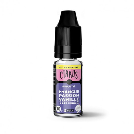 Mangue Passion Vanille- Sel de nicotine - Cirkus Mangue Passion Vanille- Sel de nicotine - Cirkus