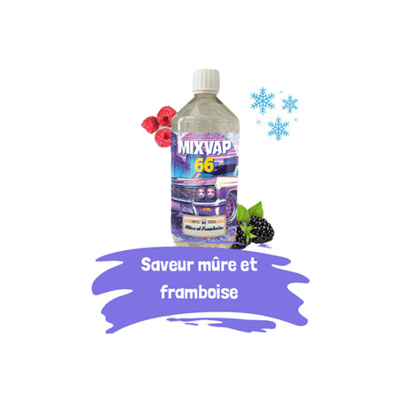 E-liquide Mûre Framboise 50ml - Mixvap 66