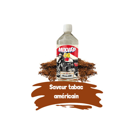 E-liquide Tabac USA 50ml - Mixvap 66