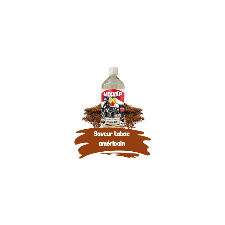 E-liquide Tabac USA 50ml - Mixvap 66