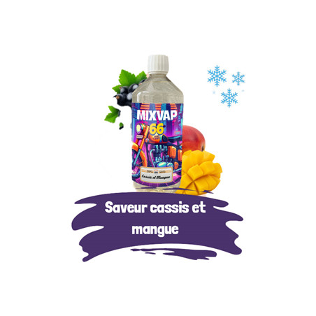 E-liquide Cassis Mangue 50ml - Mixvap 66