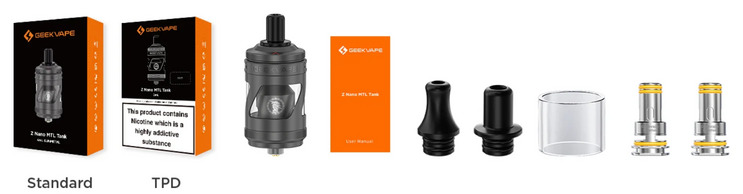 Clearomiseur Z Nano MTL