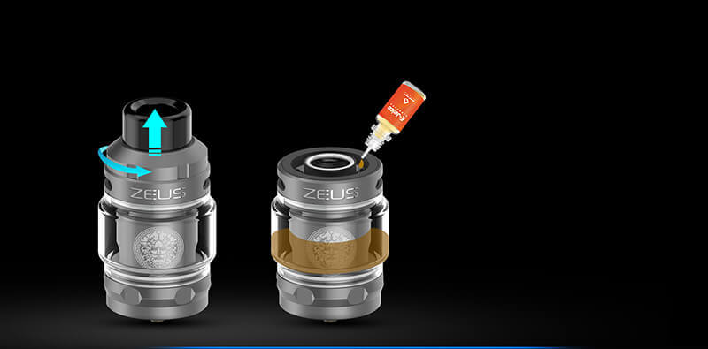 Zeus Sub Ohm - Remplissage