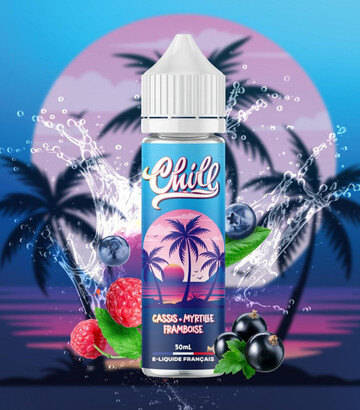 E-liquide Chill Cassis Myrtille Framboise 50 ml