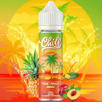 E-liquide Chill Pêche Mangue Ananas 50ml