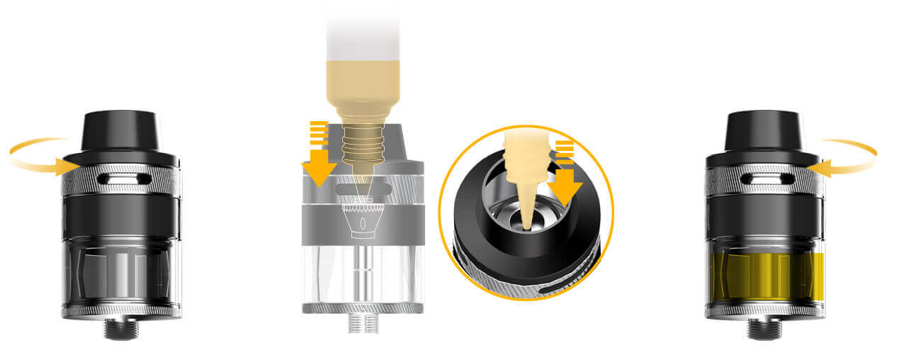 remplissage du Revvo aspire