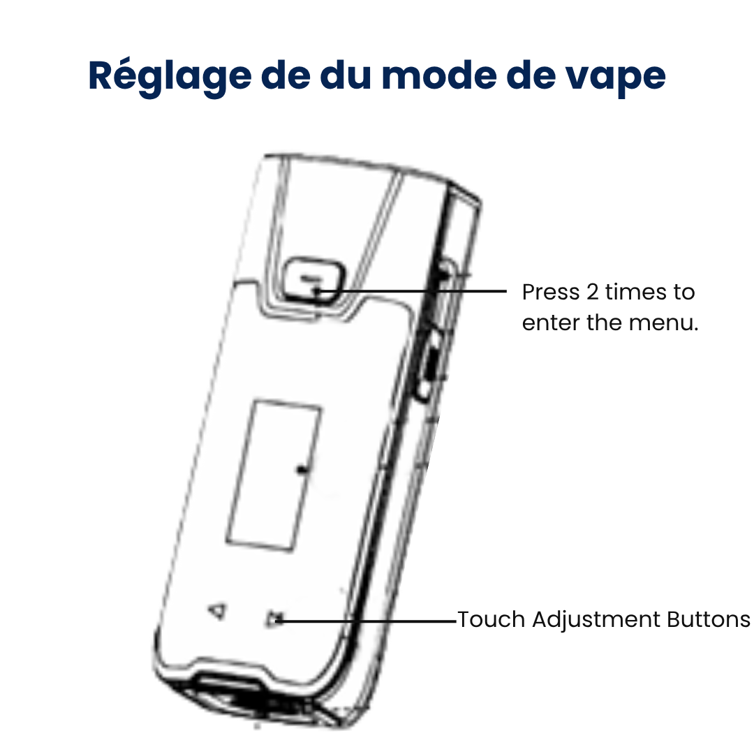 Réglage du mode de vape de vaporesso-luxe-xr-max 2