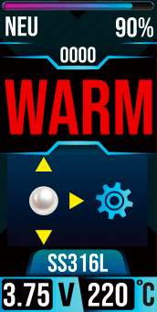 SX Mini SL Class V2 - Control Temp