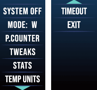 SX Mini SL Class V2 - Menu Principal