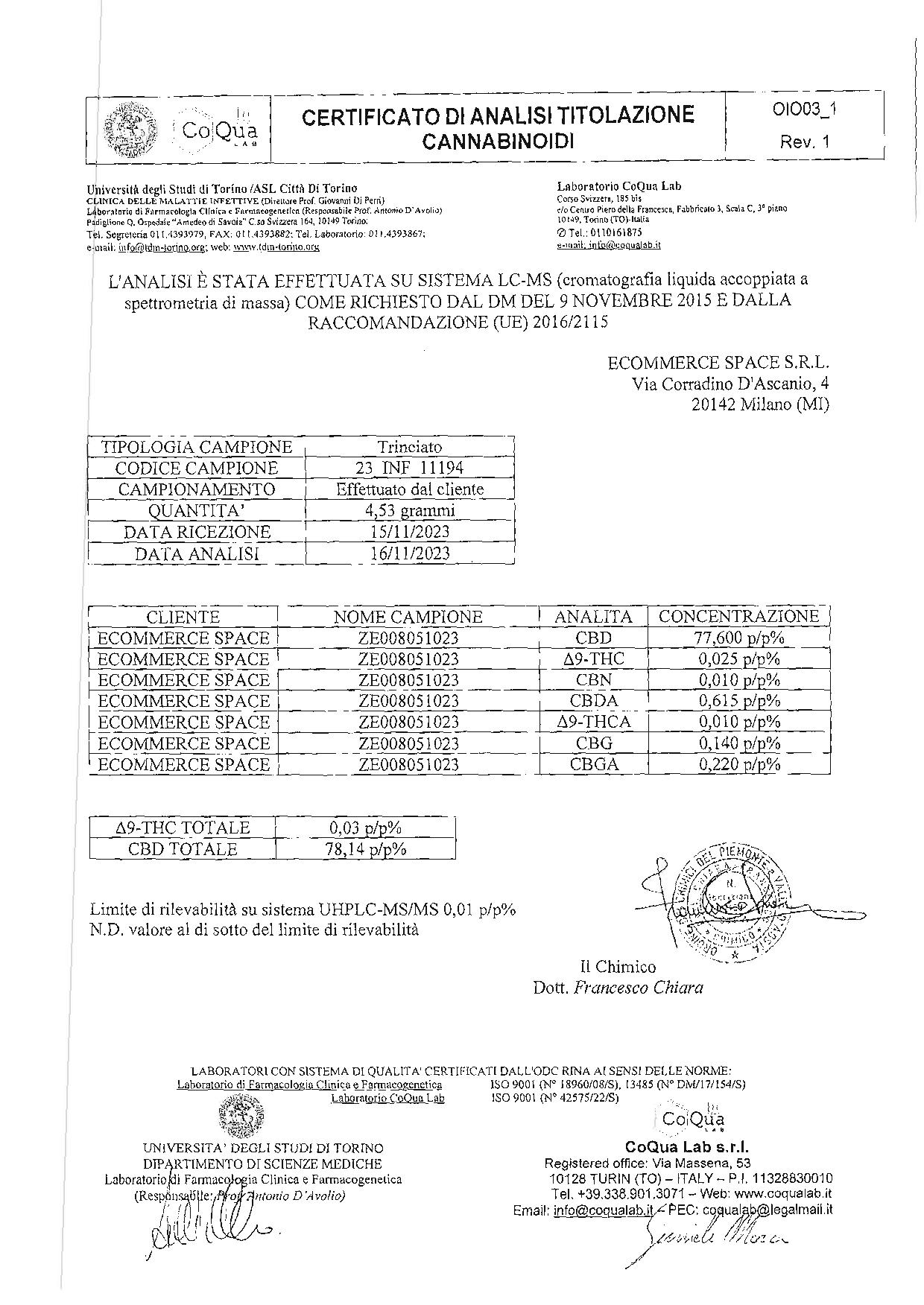 fiche sanitaire Moon Rock